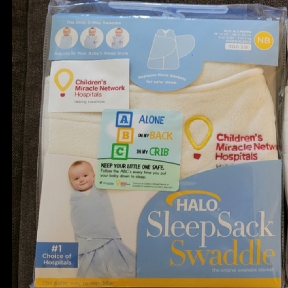 🌑 Newborn swaddled sleep sacks